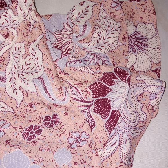 Joie Multi Colored Floral Print Top SP - Picture 4 of 12